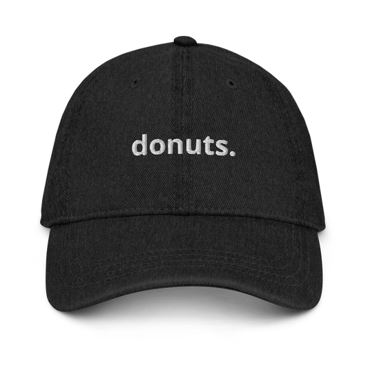 Denim Hat donuts